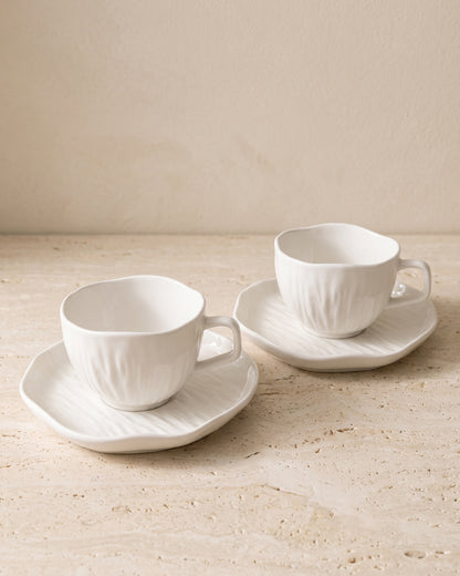Cermico - Kaffeeservice - weiß - 12-teilig - 200ml