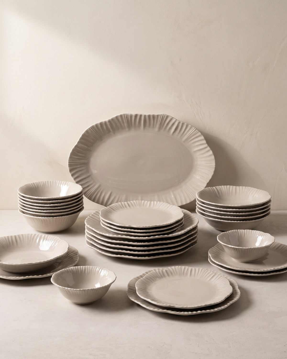 Bricard Bernis Service 25-teilig Beige