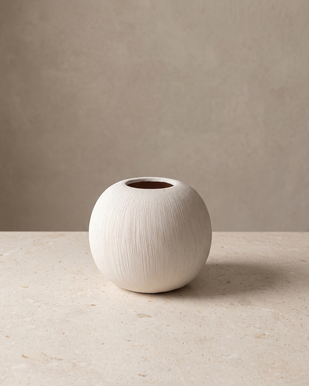 Terrakotta Vase – Rund – 18 cm