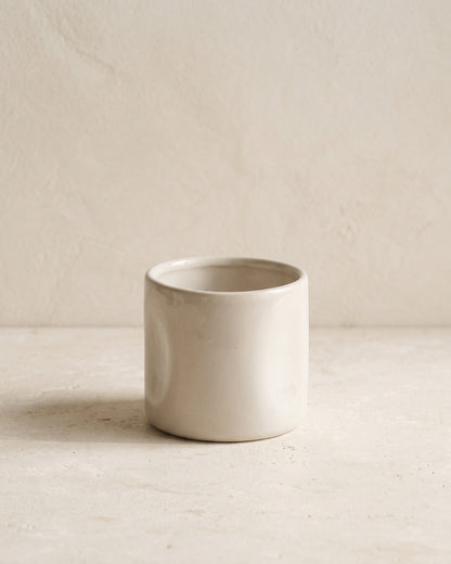 Aluré Keramikbecher | 2 Stück | Beige