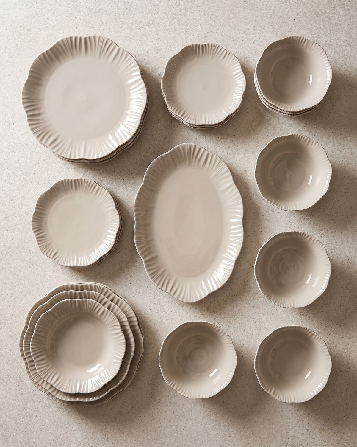 Bricard Bernis Service 25-teilig Beige