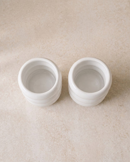 Wave Bubble Kupa - Beyaz - 2 Adet - 400 ml