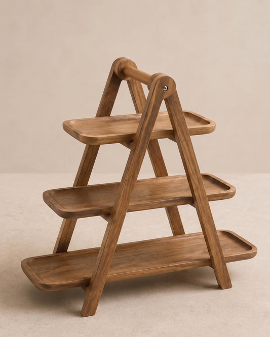 Elore Akazien-Etagere – 3-stöckig