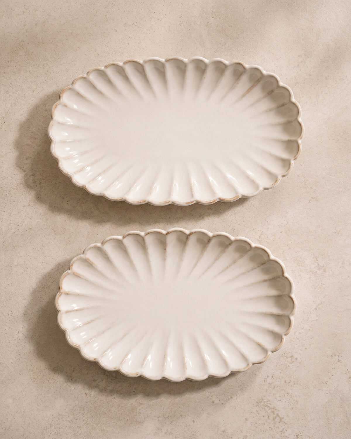 Bloomy Lotus servis tabağı | 2 adet | 23 x 12 cm