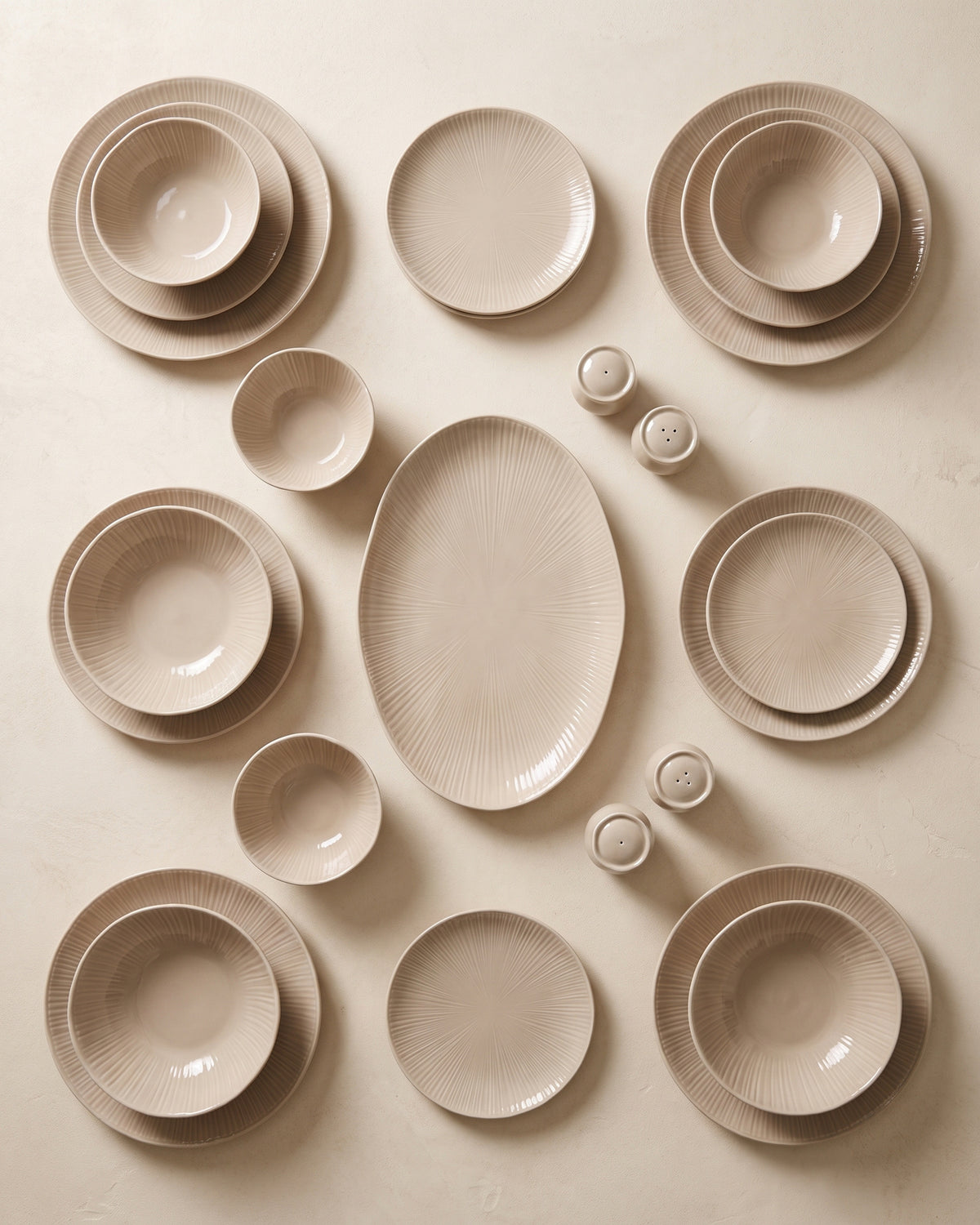 BRICARD BELFORT YEMEK TAKIMI | TAUPE 27 PARÇA