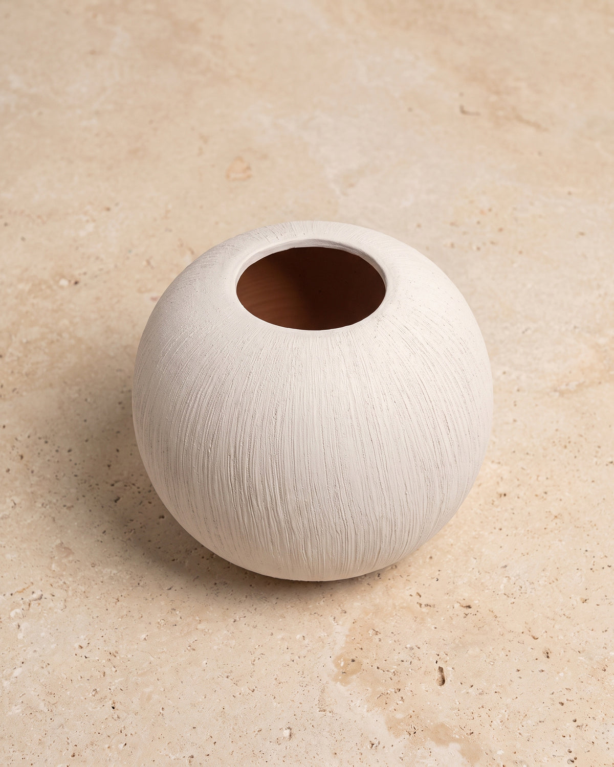 Terrakotta Vase – Rund – 18 cm