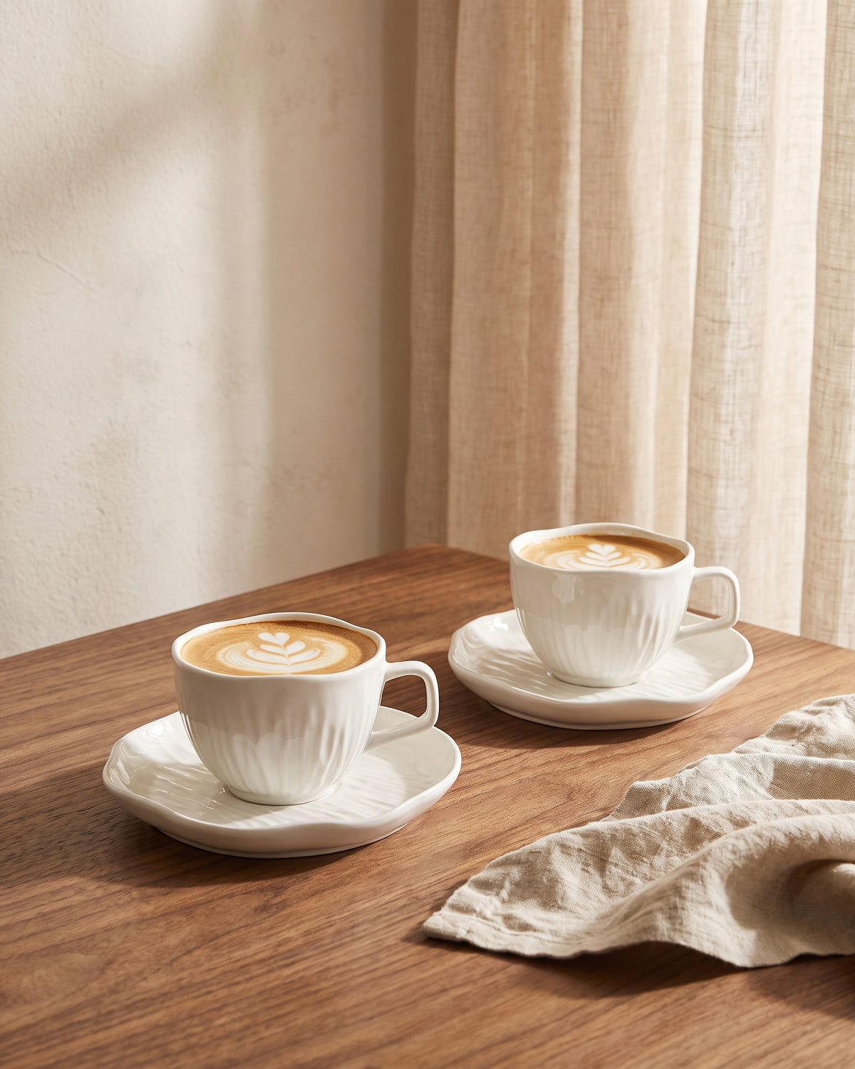 Cermico - Kaffeeservice - weiß - 12-teilig - 200ml