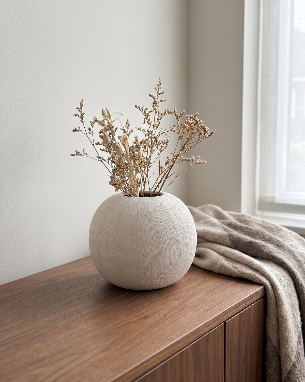 Terrakotta Vase – Rund – 18 cm