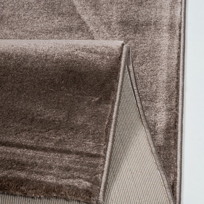 Velvet Warm Brown Vloerkleed