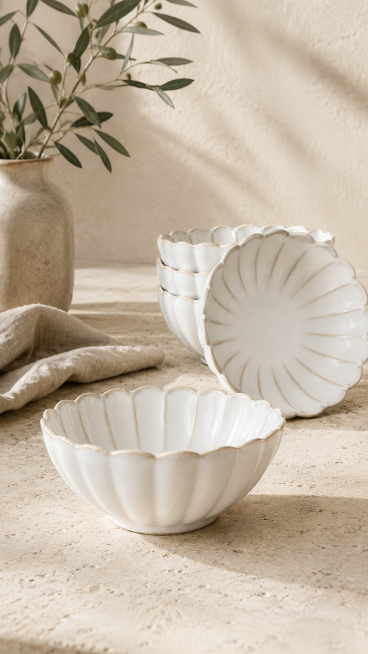 Bloomy Lotus çorba kaseleri | 6 adet | 13,5 cm