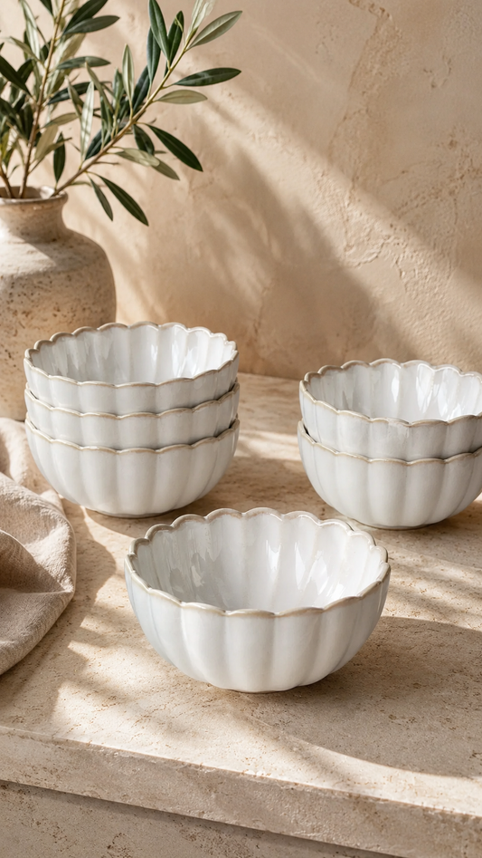 Bloomy Lotus snackkommen | 6 stuks | 11,5 cm