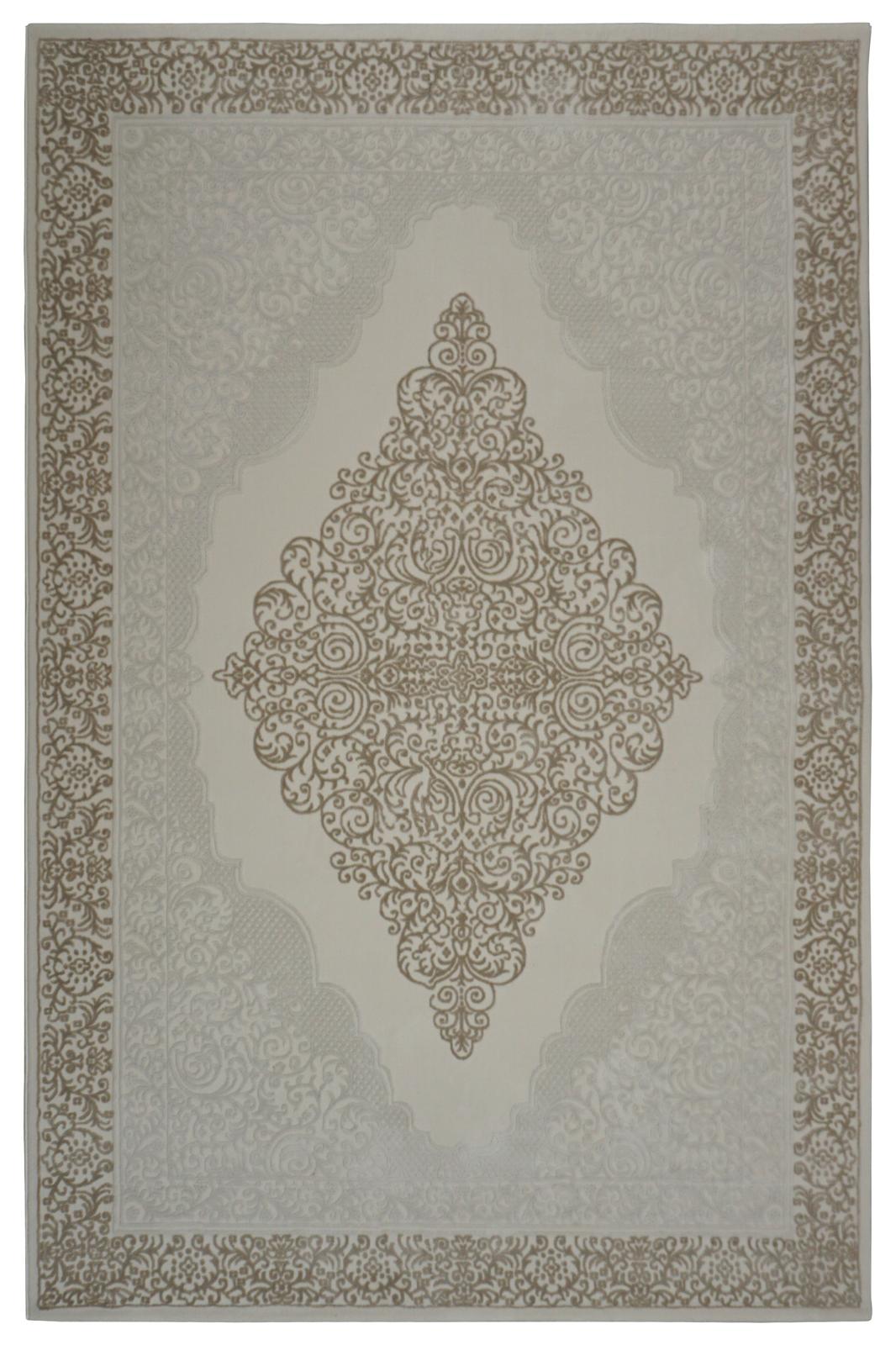 Zafiran Light Taupe Beige Vloerkleed