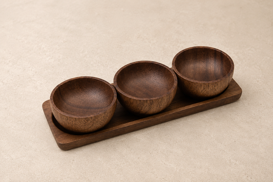 Elore Acacia Snackset Rond 3 - Delig
