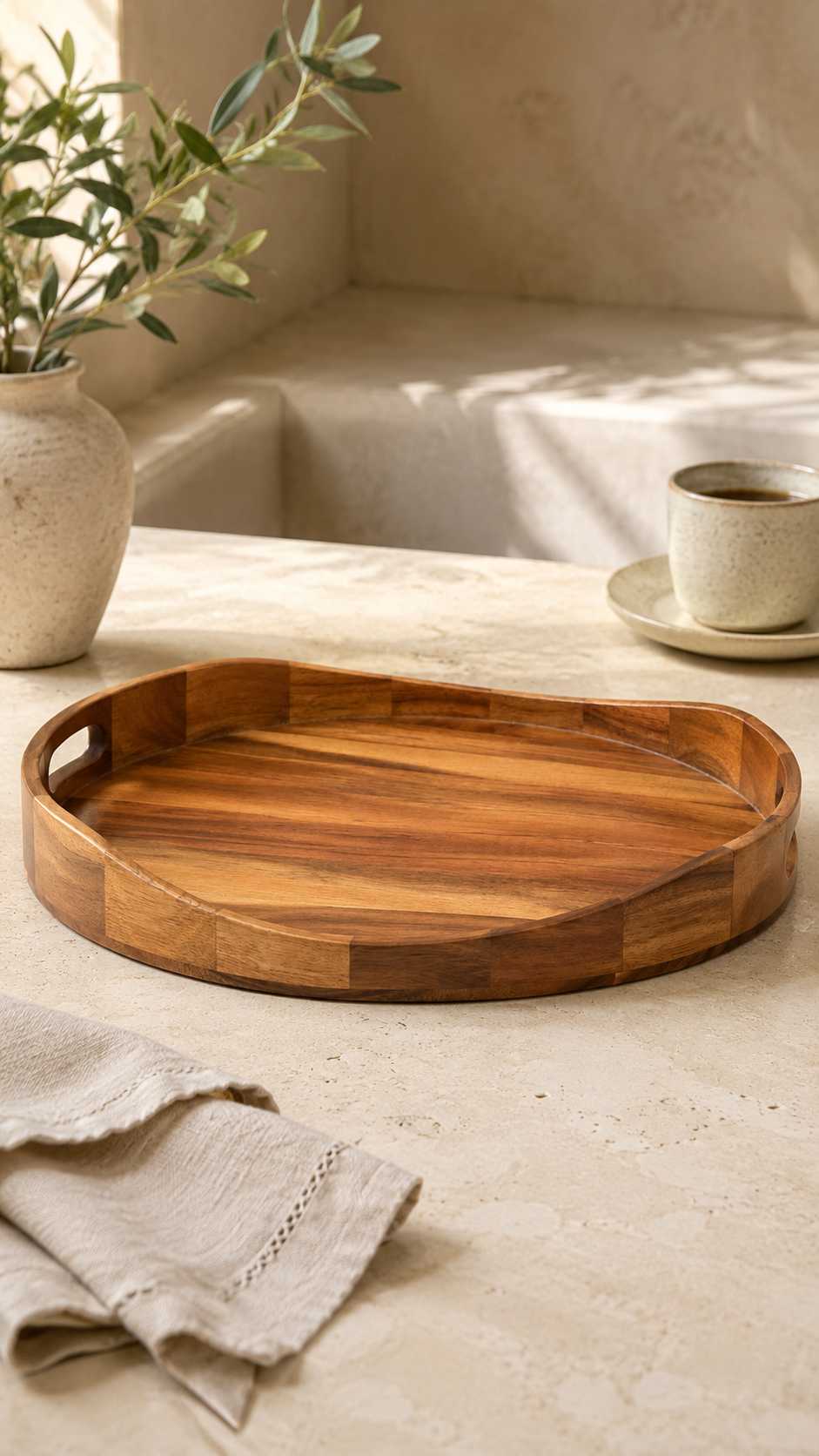 Elore Acacia Dienblad | 42,7X33X5 CM